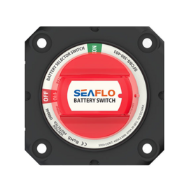 Accu Keuzeschakelaar, max continue belasting 300A, max. startvermogen: (30 sec) 900A, max 48V
